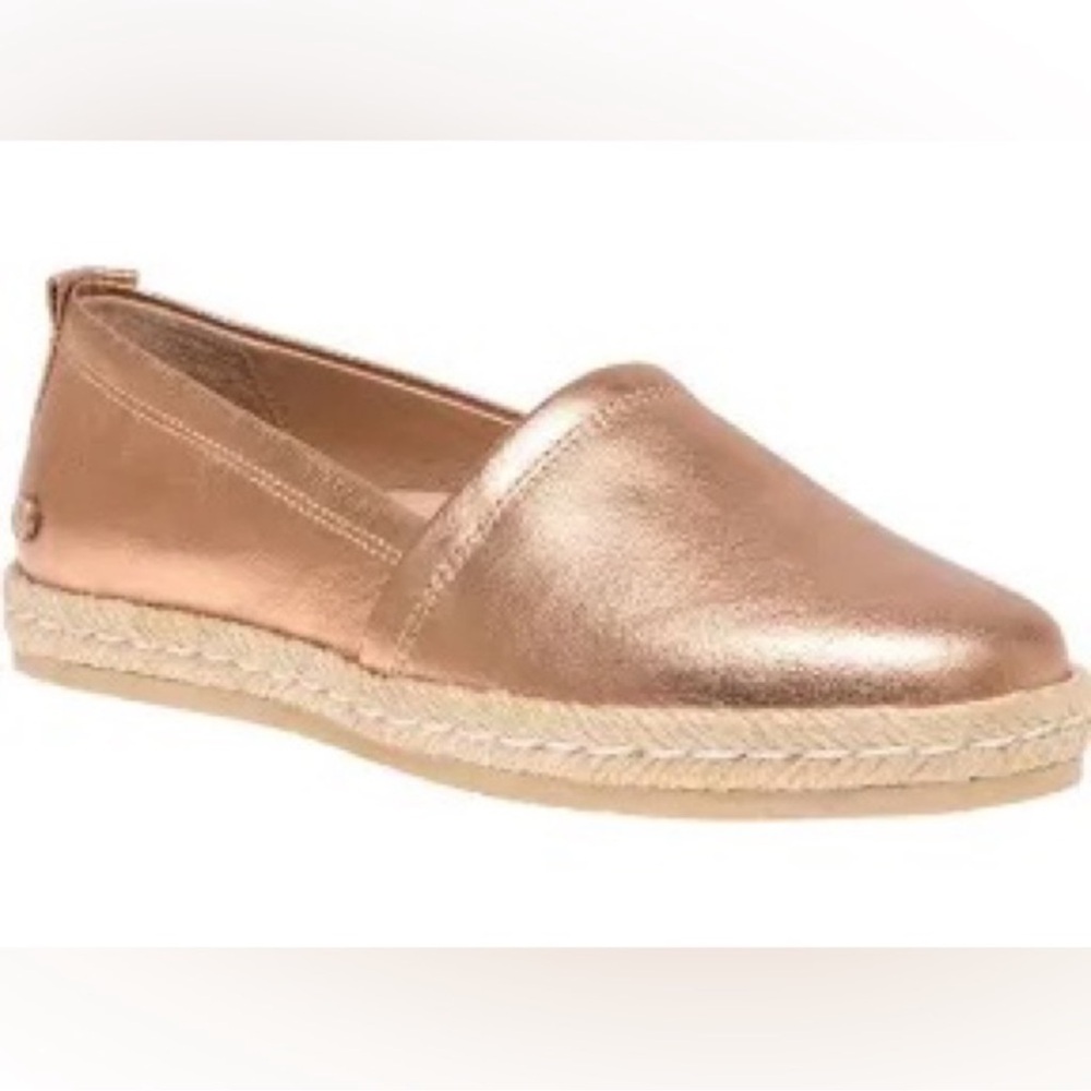 ABEO rose gold espadrilles/loafers
